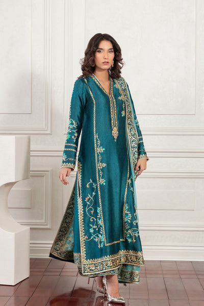 Mina Hasan | Eid ul Adha 26 | Fareeda - Luxury Dress - available at Maria Faisal in UK and USA.