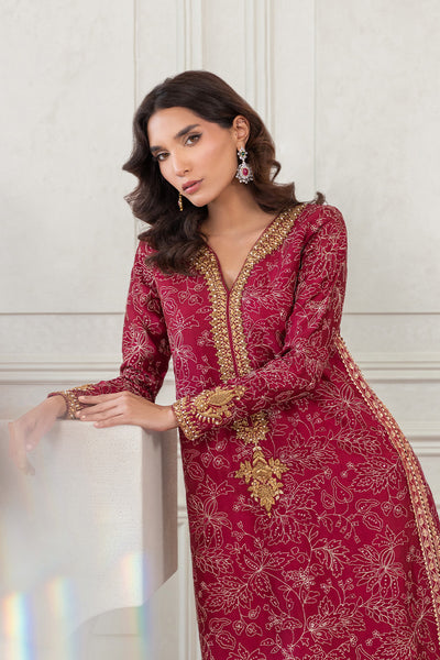 Mina Hasan | Eid ul Adha 26 | Naila - Luxury Dress - available at Maria Faisal in UK and USA.