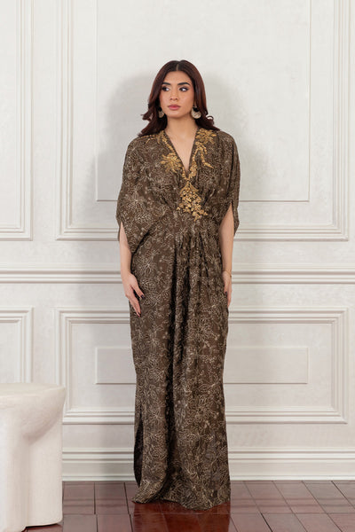 Mina Hasan | Eid ul Adha 26 | Malika - Luxury Dress - available at Maria Faisal in UK and USA.