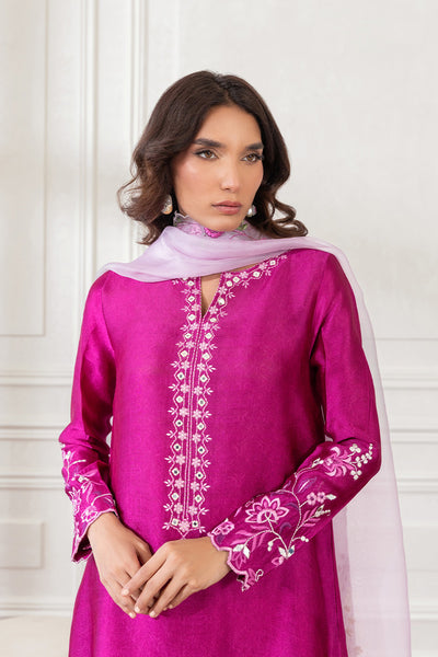 Mina Hasan | Eid ul Adha 26 | Uzma - Luxury Dress - available at Maria Faisal in UK and USA.