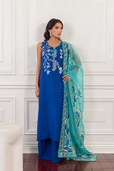 Mina Hasan | Eid ul Adha 26 | Najma - Luxury Dress - available at Maria Faisal in UK and USA.