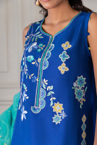 Mina Hasan | Eid ul Adha 26 | Najma - Luxury Dress - available at Maria Faisal in UK and USA.
