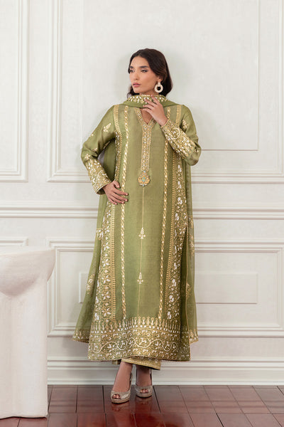 Mina Hasan | Eid ul Adha 26 | Halima - Luxury Dress - available at Maria Faisal in UK and USA.