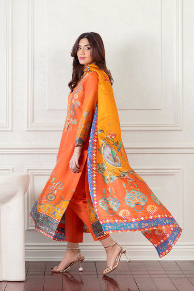 Mina Hasan | Eid ul Adha 26 | Golden Hour - Luxury Dress - available at Maria Faisal in UK and USA.
