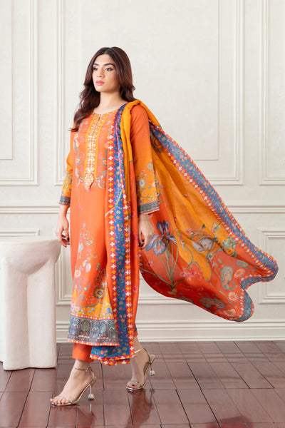Mina Hasan | Eid ul Adha 26 | Golden Hour - Luxury Dress - available at Maria Faisal in UK and USA.