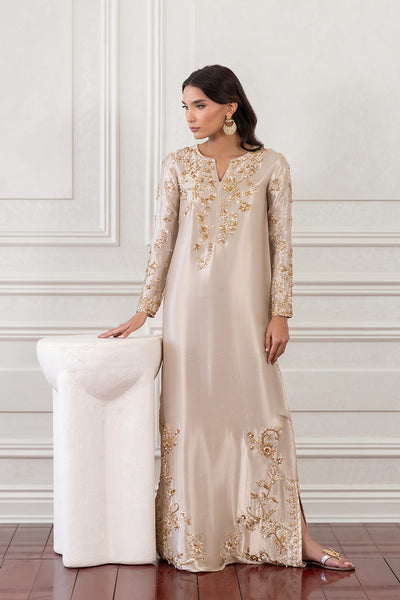 Mina Hasan | Eid ul Adha 26 | Ghazala - Luxury Dress - available at Maria Faisal in UK and USA.