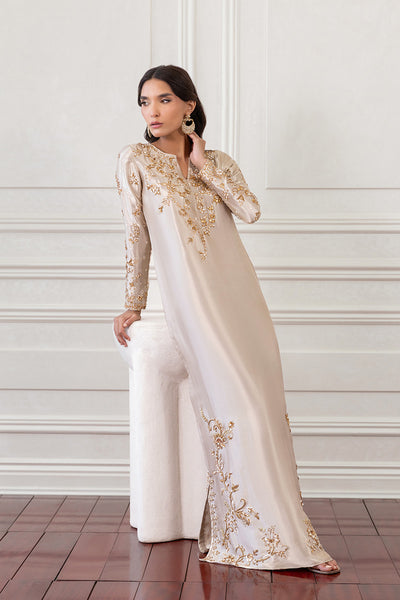 Mina Hasan | Eid ul Adha 26 | Ghazala - Luxury Dress - available at Maria Faisal in UK and USA.