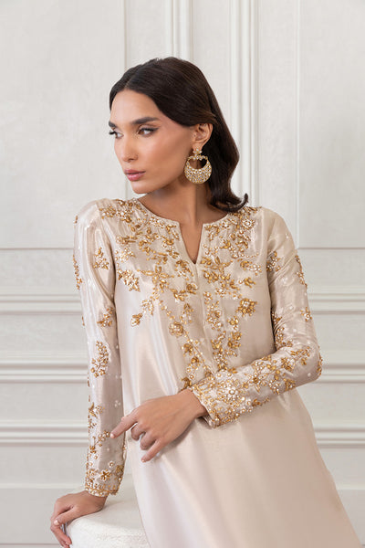 Mina Hasan | Eid ul Adha 26 | Ghazala - Luxury Dress - available at Maria Faisal in UK and USA.