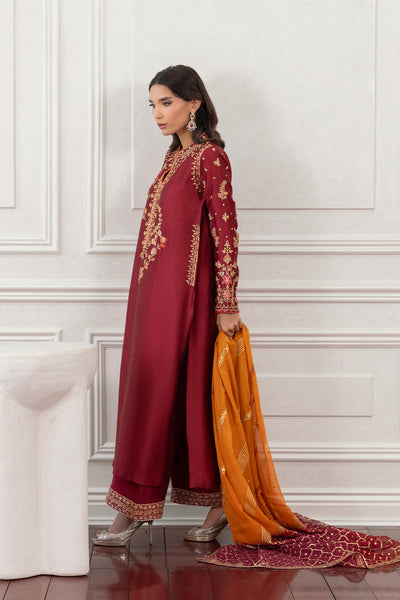 Mina Hasan | Eid ul Adha 26 | Zaiba - Luxury Dress - available at Maria Faisal in UK and USA.