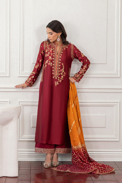 Mina Hasan | Eid ul Adha 26 | Zaiba - Luxury Dress - available at Maria Faisal in UK and USA.