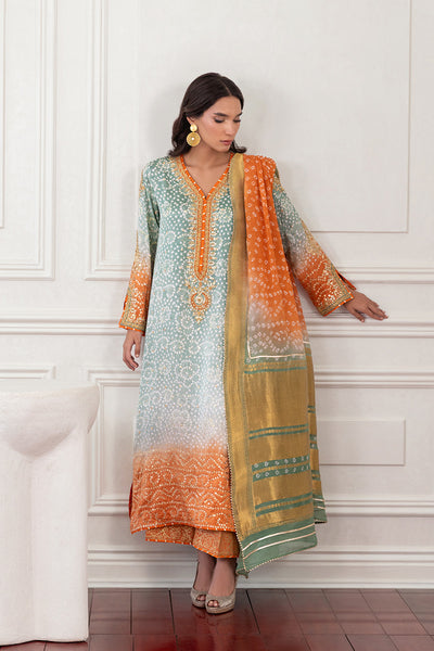 Mina Hasan | Eid ul Adha 26 | Husna - Luxury Dress - available at Maria Faisal in UK and USA.