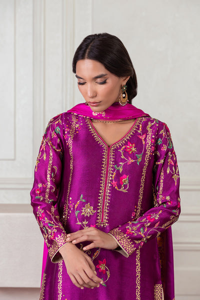 Mina Hasan | Eid ul Adha 26 | Tabassum - Luxury Dress - available at Maria Faisal in UK and USA.