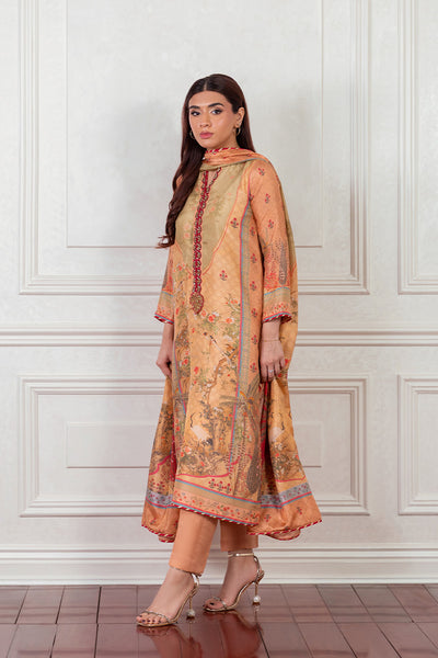 Mina Hasan | Eid ul Adha 26 | Mughal Chinoiserie - Luxury Dress - available at Maria Faisal in UK and USA.