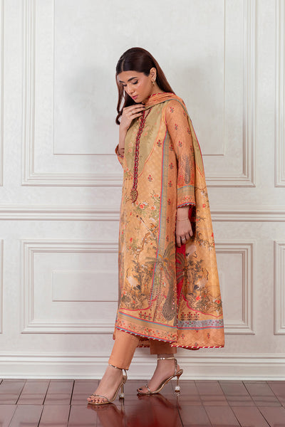 Mina Hasan | Eid ul Adha 26 | Mughal Chinoiserie - Luxury Dress - available at Maria Faisal in UK and USA.