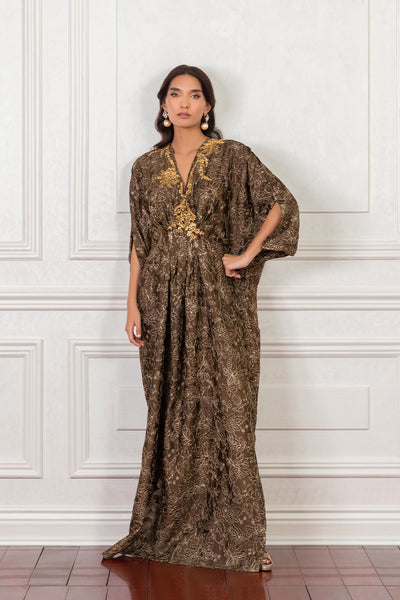 Mina Hasan | Eid ul Adha 26 | Malika - Luxury Dress - available at Maria Faisal in UK and USA.