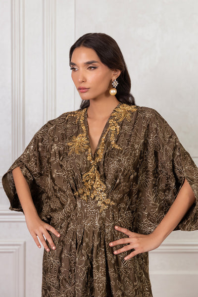 Mina Hasan | Eid ul Adha 26 | Malika - Luxury Dress - available at Maria Faisal in UK and USA.