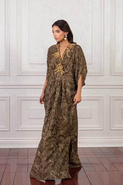 Mina Hasan | Eid ul Adha 26 | Malika - Luxury Dress - available at Maria Faisal in UK and USA.