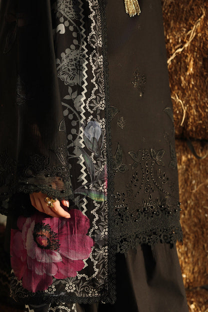 Nureh | Raha Lawn | NE-251 - Luxury Dress - available at Maria Faisal in UK and USA.