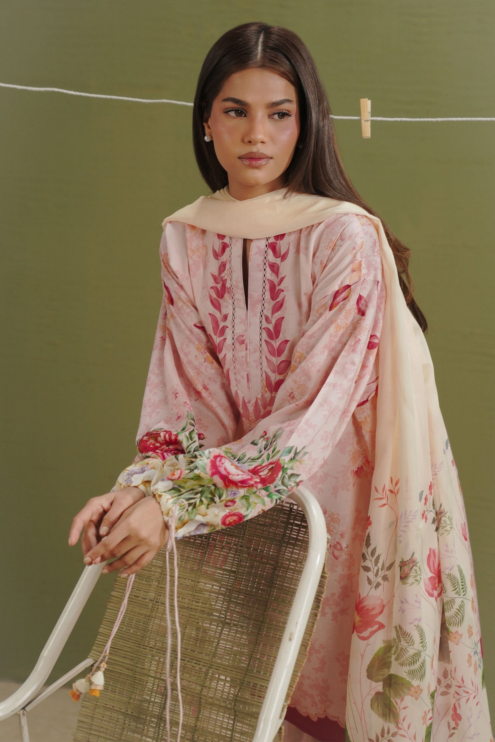 Zara Shahjahan | Coco Prints 26 | Ayla-8B - Casual Dress - available at Maria Faisal in UK and USA.