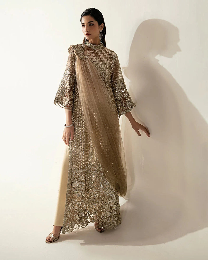 Mushq | Fleur Luxury Formals | Eve - Formal Dress - available at Maria Faisal in UK and USA.