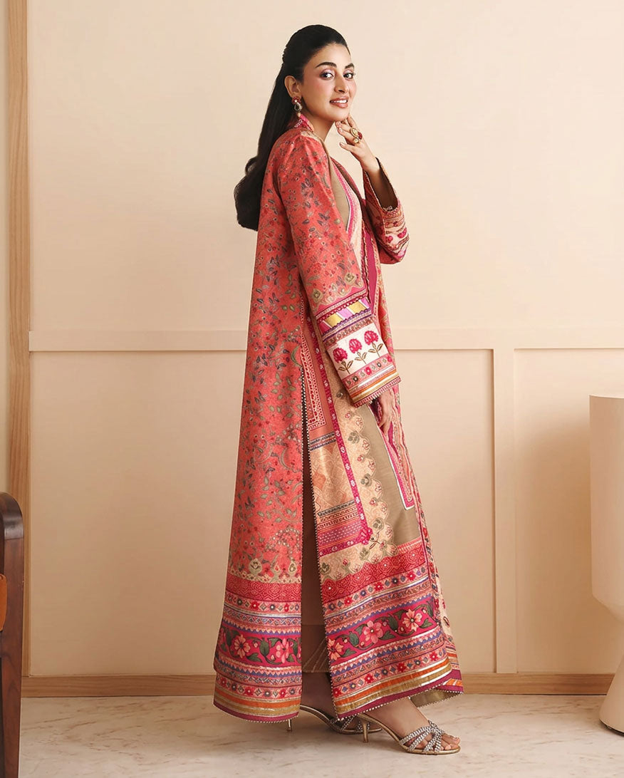 Mushq | Nirvana Anmol Edit | Rose Mood - Luxury Dress - available at Maria Faisal in UK and USA.