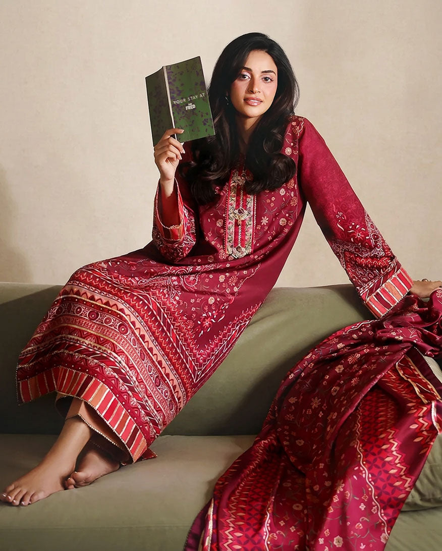Mushq | Nirvana Anmol Edit | Soft Spotlight - Luxury Dress - available at Maria Faisal in UK and USA.