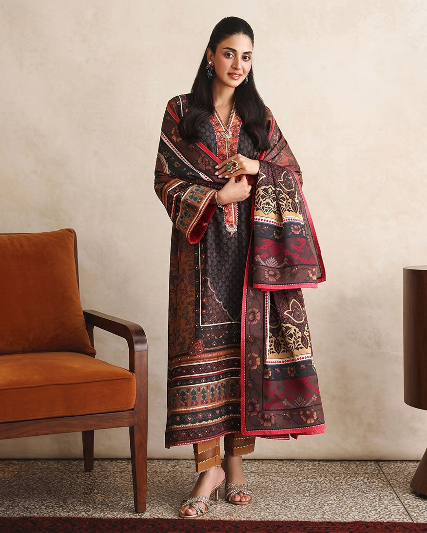 Mushq | Nirvana Anmol Edit | Effortlessly Me - Luxury Dress - available at Maria Faisal in UK and USA.