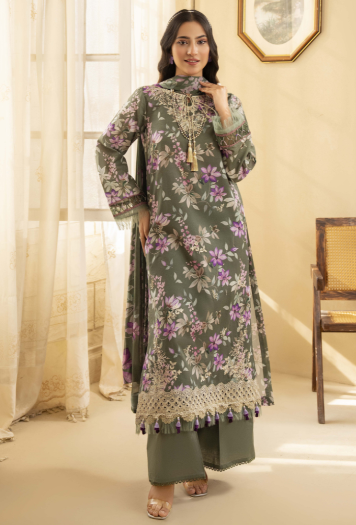 Humdum | Senora Lawn 25 | Senora - D06 by Maria Faisal - Registered Vendor of : Humdum - type : Ladies Clothes - 100% original wedding dresses