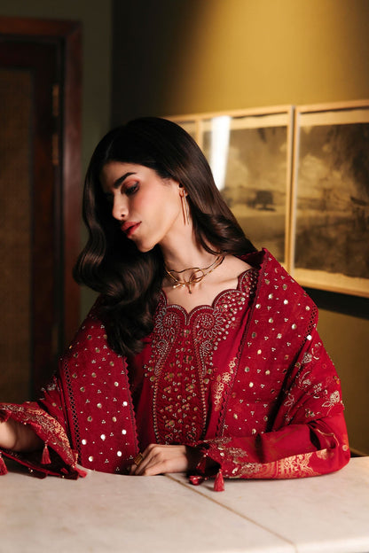 Nureh | Exclusive Jacquard | NE-225 - Luxury Dress - available at Maria Faisal in UK and USA.