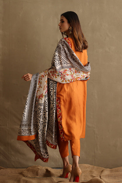 Mina Hasan | Signature Pret | Aafrah - Luxury Dress - available at Maria Faisal in UK and USA.