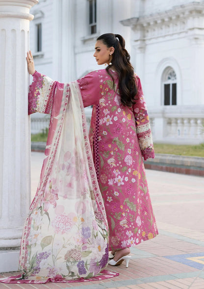 Elaf Premium | Signature Embroidered Lawn with Chiffon Collection 26 | ESG-5B DELILAH - Luxury Dress - available at Maria Faisal in UK and USA.