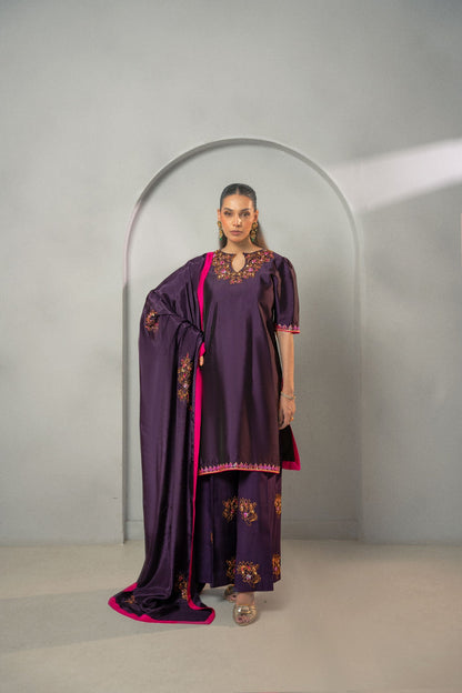 Fozia Khalid | Dilkash Festive Wear 25 | Zarqash - Formal Dress - available at Maria Faisal in UK and USA.