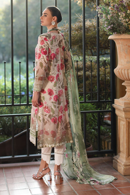 Nureh | Signature Prints 26 | SP-200 - Dress - available at Maria Faisal in UK and USA.