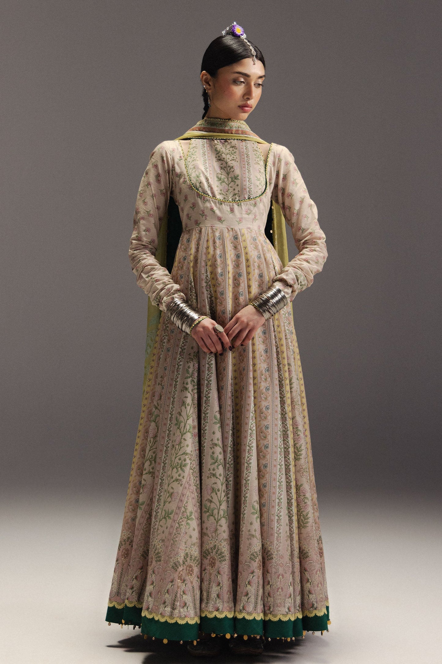 ZaraShahJahan | Zal26 | Hoorain-D8 - Festive Dress - available at Maria Faisal in UK and USA
