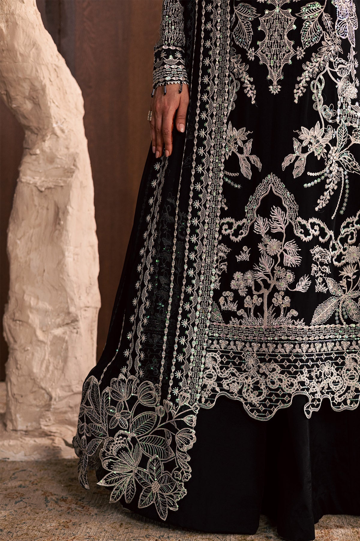 Nureh | Fancy Formal 26 | NP-771 - Formal Dress - available at Maria Faisal in UK and USA.