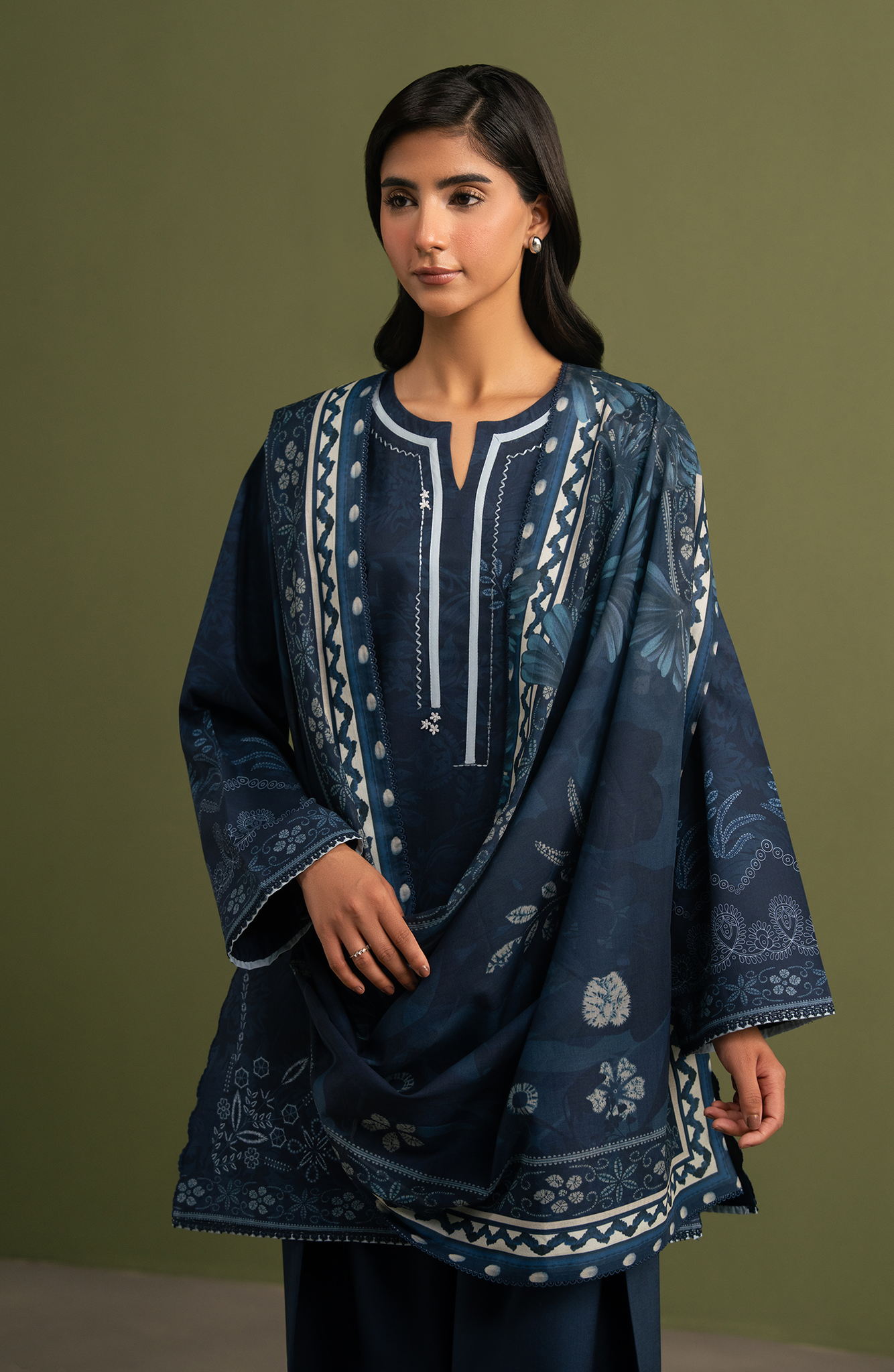 Seran | Essentials Casual | Zayel - Casual Dress - available at Maria Faisal in UK and USA.