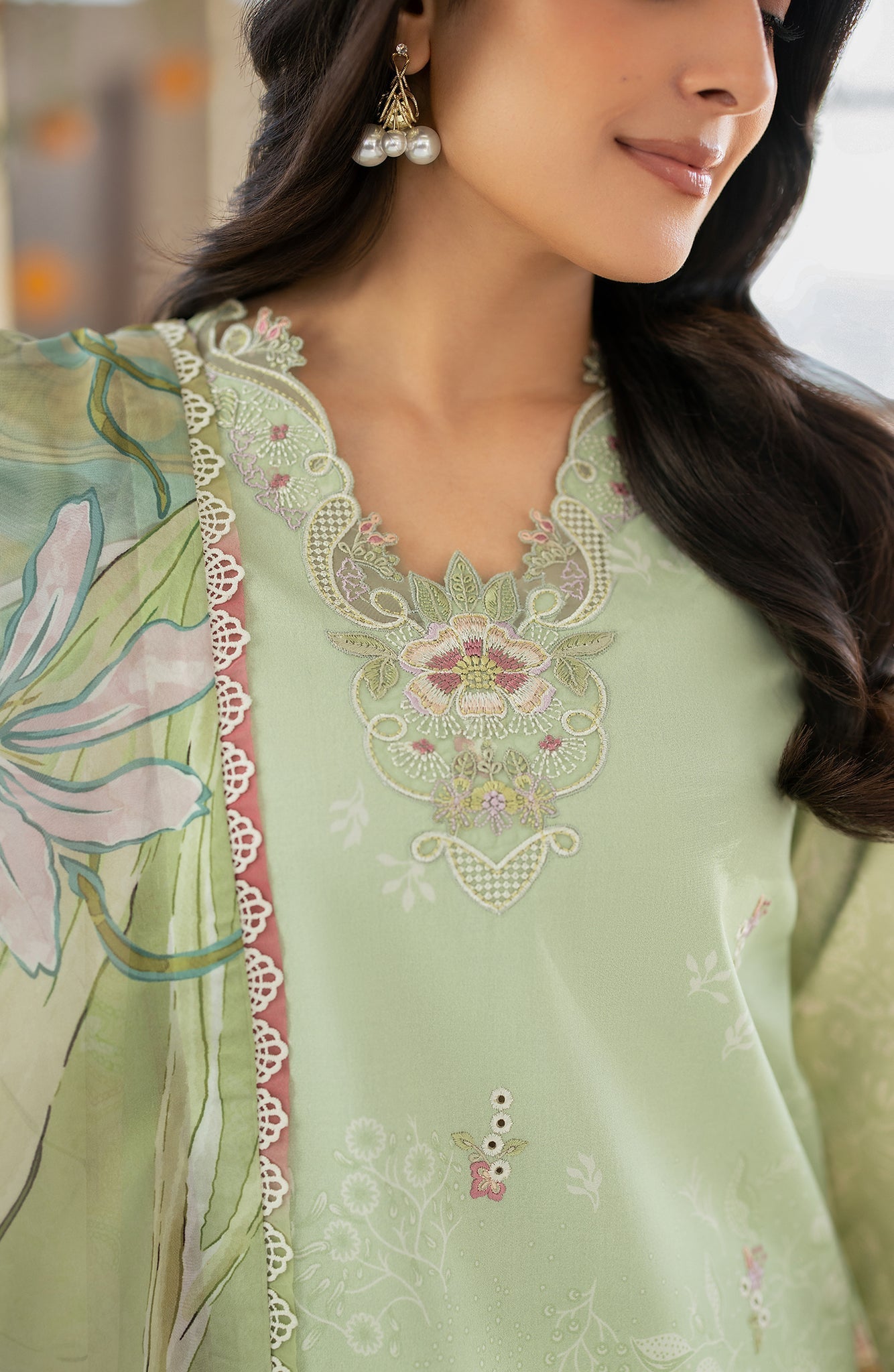 Seran | Afsanah Lawn |  Masha - Luxury Dress - available at Maria Faisal in UK and USA.