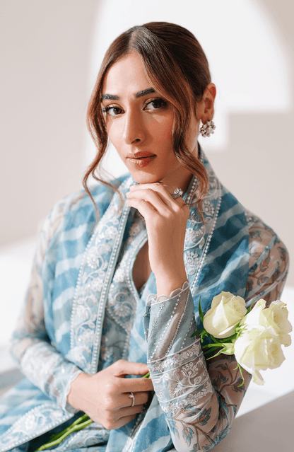 Seran | Eid Luxe Pret 25 | KEVA by Maria Faisal - Registered Vendor of : Seran - type : Ladies Clothes - 100% original wedding dresses