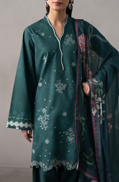 Seran | Selure Lawn | Verdelle - Luxury Dress - available at Maria Faisal in UK and USA.