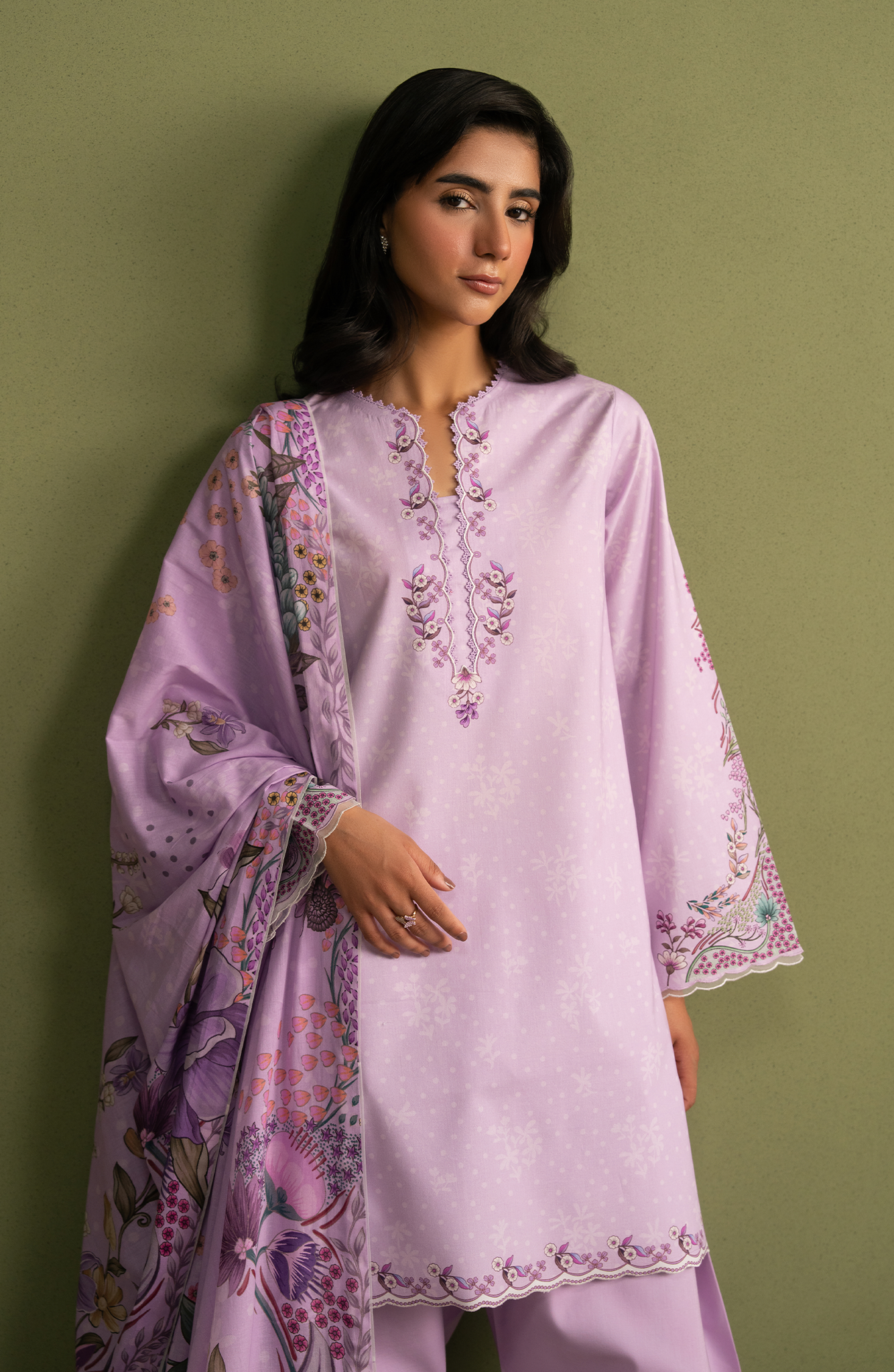 Seran | Essentials Casual | Liora - Casual Dress - available at Maria Faisal in UK and USA.