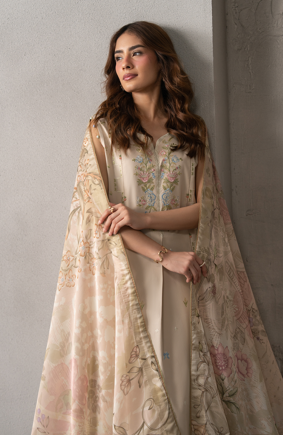 Seran | Selure Lawn | Eloise - Luxury Dress - available at Maria Faisal in UK and USA.