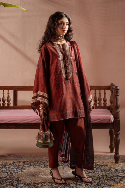 Saira Rizwan | Ramadan Edit 26 | SIA- SRRSP-26-06 - Dress - available at Maria Faisal in UK and USA.