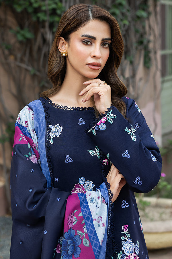Farasha | Eminence Khaddar 25 | Rowen - Casual Dress - available at Maria Faisal in UK and USA.