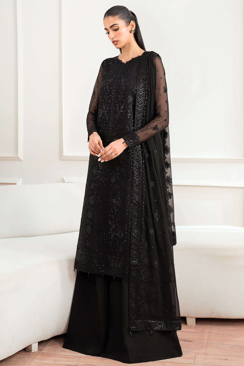 Farasha | Essence Formals 25 | Dark Whisper - Ladies Clothes - Maria Faisal