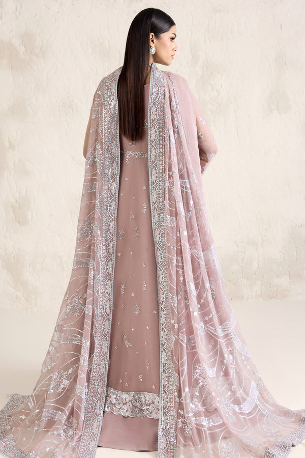 Farasha | Formals 26 | Mauve Pearl - Formal Dress - available at Maria Faisal in UK and USA.