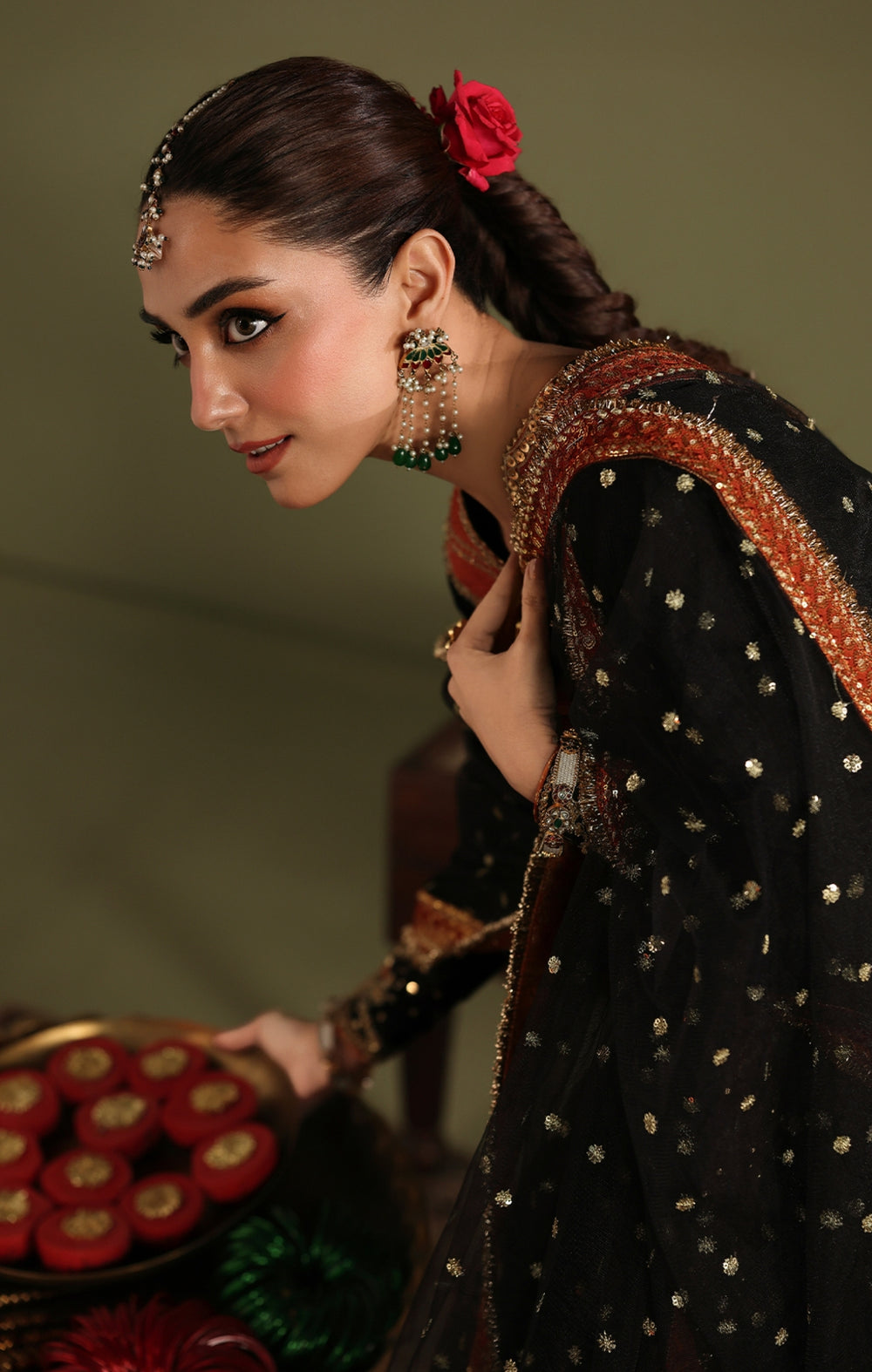 Maya | Jahanara Festive Edit 26 | ZARQASH - Formal Dress - available at Maria Faisal in UK and USA.