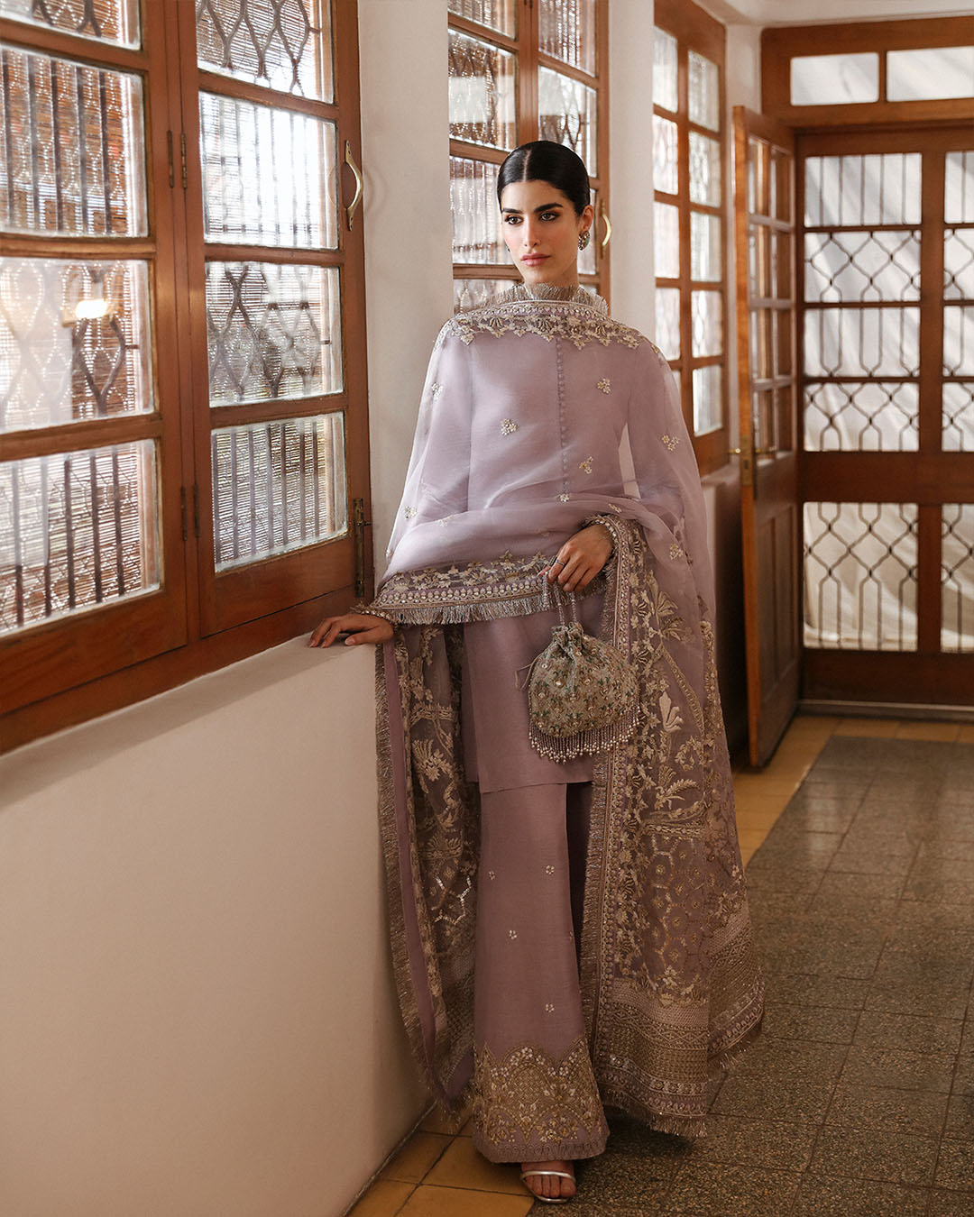 Faiza Saqlain | Mehermah Luxe Formals | Aurene - Wedding Dress - Maria Faisal