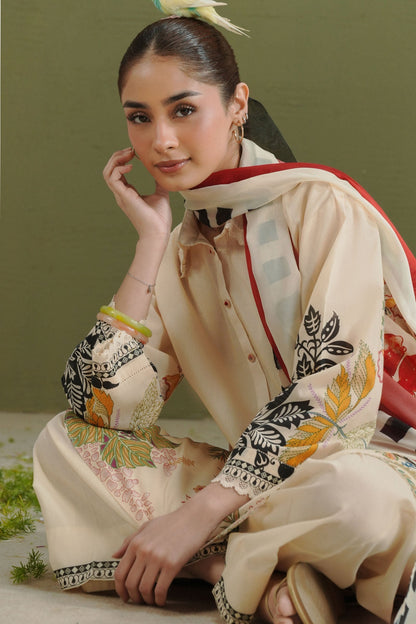 Zara Shahjahan | Coco Prints 26 | Vera-3A - Casual Dress - available at Maria Faisal in UK and USA.