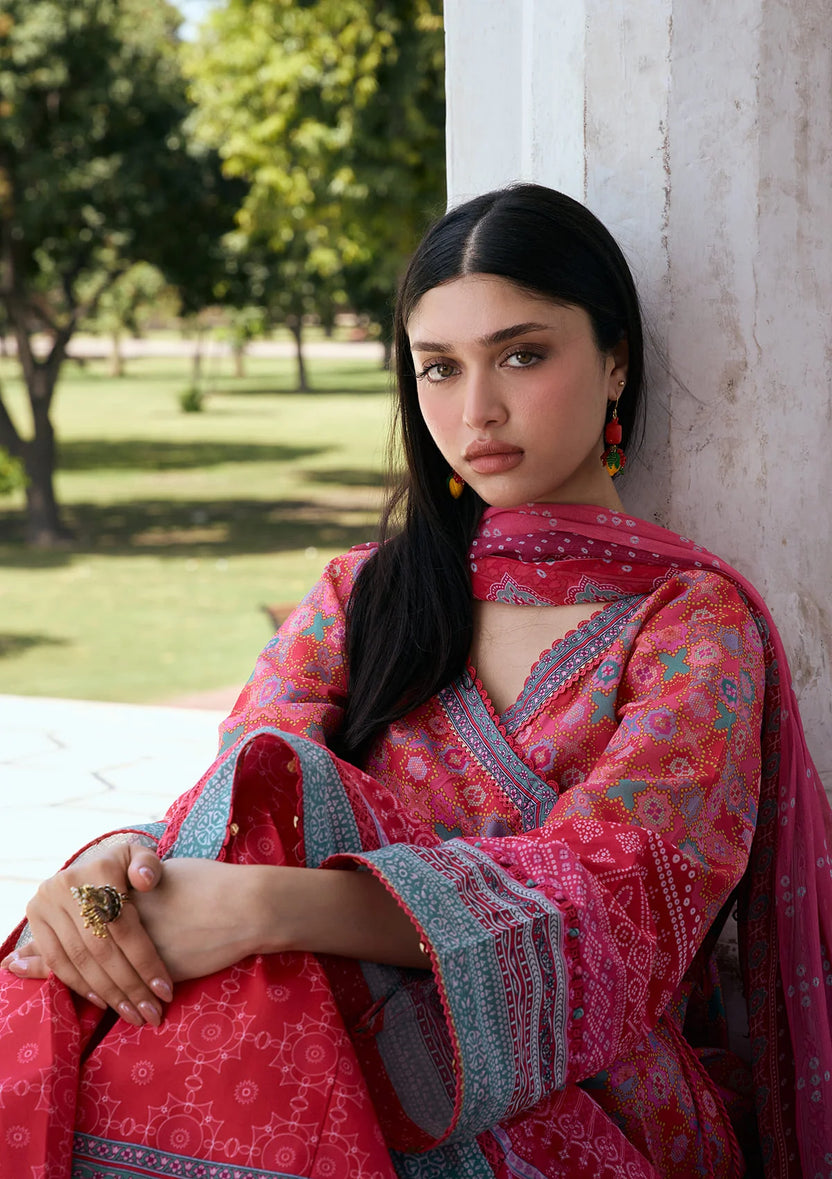 Kahf Premium | Prints Collection 26 | KPS-3A TABEER - Luxury Dress - available at Maria Faisal in UK and USA.