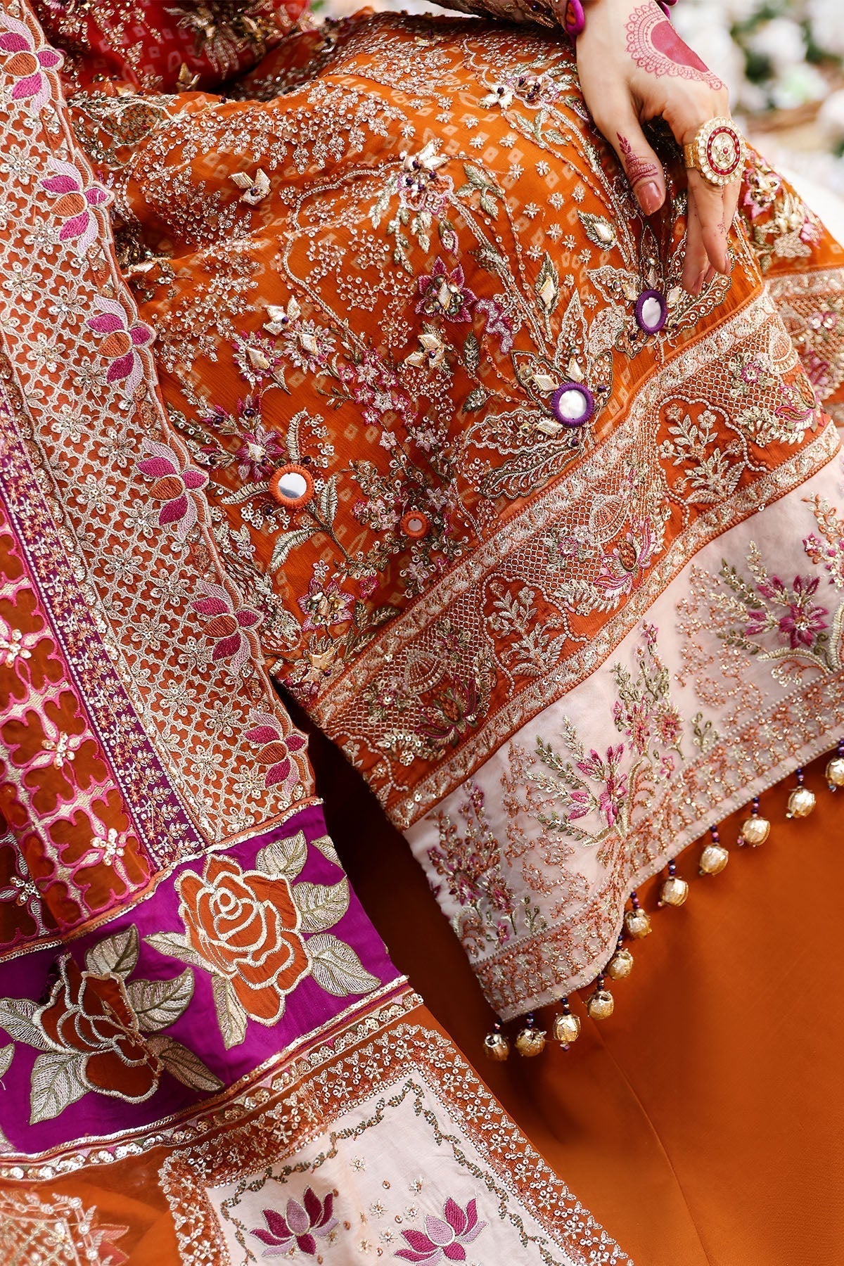 Nureh | Jhoomro Wedding Formals | NL-66 BANO - Wedding Dress - Maria Faisal